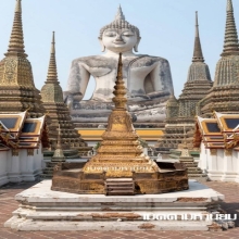 พระมหาเจดีย์จุฬามณี สมัยรัตนโกสินทร์ สวยเดิม ขนาดใหญ่