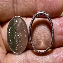 แหวนมงคล๙ วัดราชบพิตร เนื้อเงิน 2513 วงใหญ่เดิมๆ