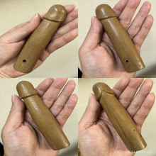 >>>..,ปลัดขิกหลวงพ่อฟู วัดบางสมัคร ไม้รัก จารเต็มสูตร