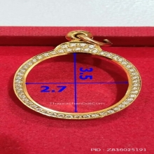 ตลับทอง90 เพชรแท้ เหรียญรูปไข่ หนัก 14.11 กรัม