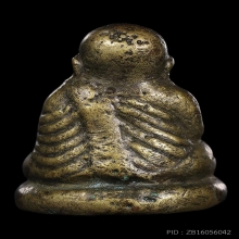 รูปหล่อหลวงพ่อเงิน รุ่นปืนแตก ปี28พิมพ์เศียรบาตร เนื้อจัดมาก