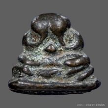 พระปิดตาฐานนั่งบัว  วัดหนัง