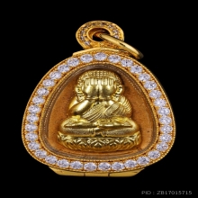 พระปิดตายอดเศรษฐีจิ๋ว หลวงปู่ศิลา มหามวลสารหน้ากากทองคำ ปี68