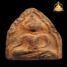 ขุนแผนพลายคู่ตัดเดี่ยว กรุวัดบ้านกร่าง พิมพ์หน้ากลม สภาพสวย