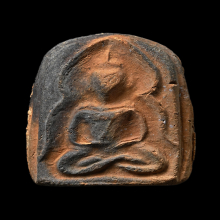 พระพิมพ์สมาธิเพชรซุ้มแหลมใหญ่ หลวงปู่บุญ วัดกลางบางแก้ว