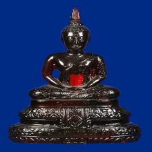 พระบูชา พระแก้วมรกต สีอำพัน 25 พุทธศตวรรษ