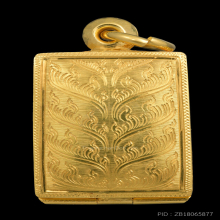 พระสี่เหลี่ยม ประภามณฑล ข้างเรียบ