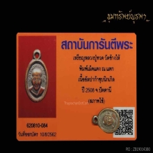 เหรียญเม็ดแตง หลวงปู่ทวด ปี 2508 บล๊อค ณ แตก นิยม