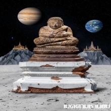 พระสังกัจจายน์สมัยรัตนโกสินทร์ ฐานรัชกาล สวยคลาสสิค