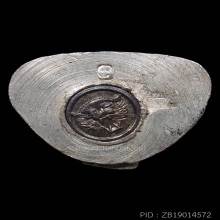 (2)รูปหล่อรุ่นแรกหลวงพ่อมุม วัดนาสัก เนื้อเงิน จ.ชุมพร ปี 19