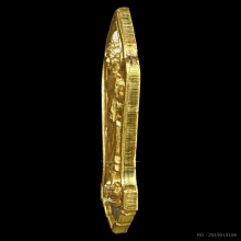 พระลีลา 25 ศตวรรษ เนื้อทองคำ สภาพสวย