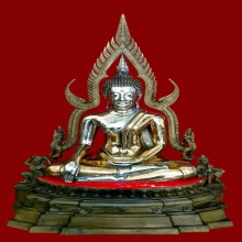 พระบูชาหลวงพ่อชินราช 9.5 นิ้ว รุ่น 70 ปี เนื้อสามกษัตริย์