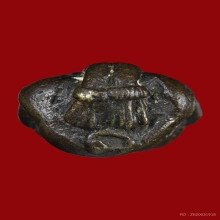 พระปิดตาพิมพ์ข้าวต้มมัด เนื้อสำริดขันลงหิน