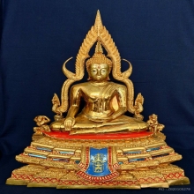 พระบูชาหลวงพ่อชินราช 9 นิ้ว รุ่นสมโภช 660 ปี เนื้อทองแดง 