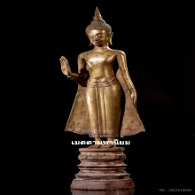 พระพุทธรูป สมัยอยุธยาราชวงศ์ปราสาททอง ปางห้ามญาติ