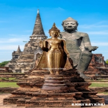 พระพุทธรูป สมัยอยุธยาราชวงศ์ปราสาททอง ปางห้ามญาติ