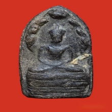 พระกำแพงปรกลูกยอ กรุวัดมหาธาตุ เนื้อดิน สวยแชมป์