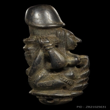 ปลัดขิกนางครวญ หลวงพ่อคง เนื้อไม้งิ้วดำ สภาพสวยเก่าแห้งจัด