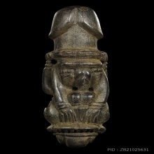 ปลัดขิกนางครวญ หลวงพ่อคง เนื้อไม้งิ้วดำ สภาพสวยเก่าแห้งจัด