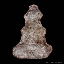 พระเทริดขนนก เนื้อตะกั่วสนิมแดง กรุวัดพระศรีฯ จ.ลพบุรี