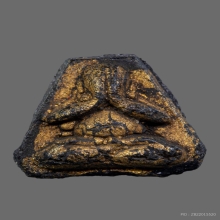 พระปิดตาข้าวสารดำ พิมพ์กรมหลวงชุมพรหลวงพ่อเอีย วัดบ้านด่าน