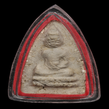 พระพุทโธน้อย พิมพ์เล็ก เนื้อผง แม่ชีบุญเรือน รุ่นแรก ปี 2494