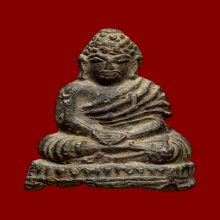 พระกรุหูแกง จ.ตรัง เนื้อชินตะกั่วสนิมแดง พิมพ์ใหญ่