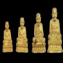 พระทองคำ ชุดหลวงปู่ทวด รุ่นสร้างเจดีย์ วัดช้างให้