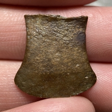 ขวานฟ้า (ผ่า) เนื้อสำริดเครื่องรางล้านนา 