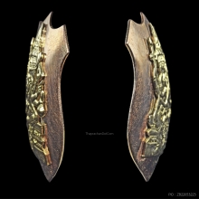 เหรียญโล่ห์พระพรหมสี่หน้าทองคำ หลวงปู่สีห์ อ.วันชัย ปี 2519