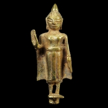 ปางประทานพร ศิลปะนครศรีธรรมราชเนื้อเปียกทอง