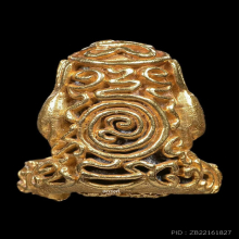 พระปิดตามหาอุตม์หลวงพ่อเกษม เขมโก เนื้อทองคำ