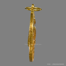 เหรียญเยือนอินเดีย ปี19 หลวงปู่โต๊ะ เนื้อทองคำ