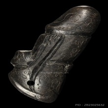 ลิงขี่ปลัดขิกจิ๋ว หลวงพ่อคง เนื้อไม้งิ้วดำมีจาร สภาพสวยหายาก