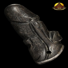 ลิงขี่ปลัดขิกจิ๋ว หลวงพ่อคง เนื้อไม้งิ้วดำมีจาร สภาพสวยหายาก