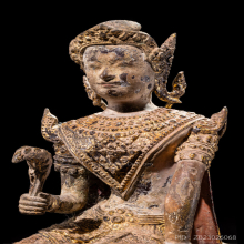 พระแม่โพสพทรงเครื่องยุครัตนโกสินทร์