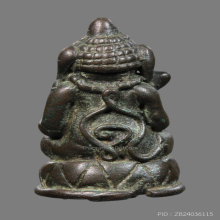 พระอุปคุตเนื้อสำริด ศิลปะเขมร