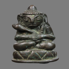 พระอุปคุตเนื้อสำริด ศิลปะเขมร