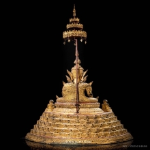 พระพุทธรูป สมัยรัตนโกสินทร์ ปางแสดงโอวาทปาฎิโมกข์ สวยเดิม