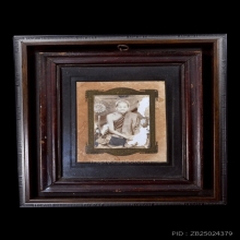 รูปถ่ายซีเปียหลวงพ่อเพชร  อินทโชติ วัดวชิรประดิษฐ์ สุราษฎร์ฯ