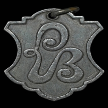 เหรียญ ลพ.หรุ่น วัดช้างเผือก เนื้อเงิน ปี2460 จ.สมุทรสงคราม