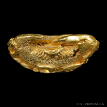 พระปิดตาชินอุตโม หลวงปู่แหวน ปี2518 (เนื้อทองคำ)