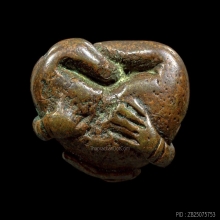 พระปิดตานครศรีธรรมราช เนื้อทิงแดงเถื่อน พิมพ์ถุงเงิน-ถุงทอง