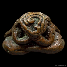 พระปิดตานครศรีธรรมราช เนื้อทิงแดงเถื่อน พิมพ์ถุงเงิน-ถุงทอง