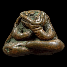 พระปิดตานครศรีธรรมราช เนื้อทิงแดงเถื่อน พิมพ์ถุงเงิน-ถุงทอง