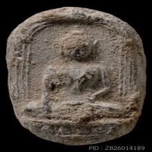 พระกรุวัดท้ายตลาด พิมพ์มารวิชัยข้างเส้น