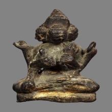 พระพรหมสำริดจำปา  เก่าลึก