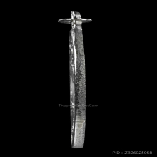 หลวงปู่โต๊ะ วัดประดู่ฉิมพลี ไข่หลังพัดยศ เนื้อเงิน ปี18