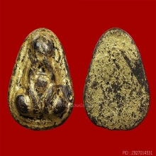 พระปิดตาหลวงพ่อทับ วัดอนงค์ พิมพ์ชะลูดกลาง เนื้อผงคลุกรัก