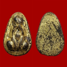 พระปิดตาหลวงพ่อทับ วัดอนงค์ พิมพ์ชะลูดกลาง เนื้อผงคลุกรัก